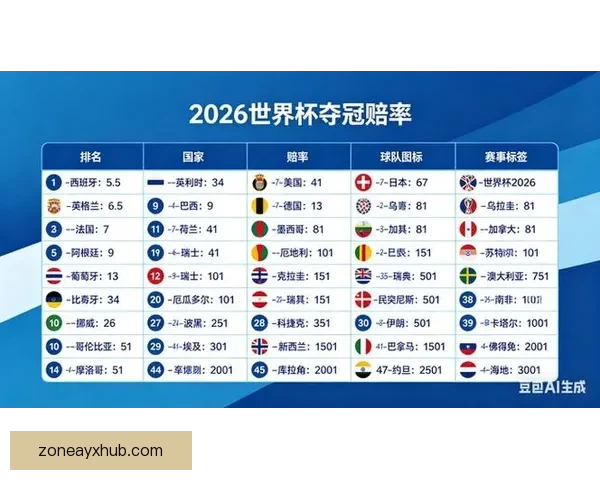 世界杯竞猜赔率全解析平台助你精准预测赛果赢取丰厚奖励